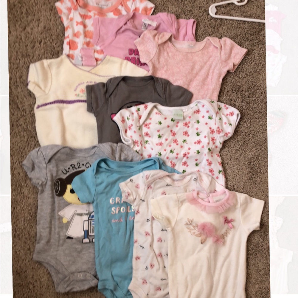 Baby girl onsies